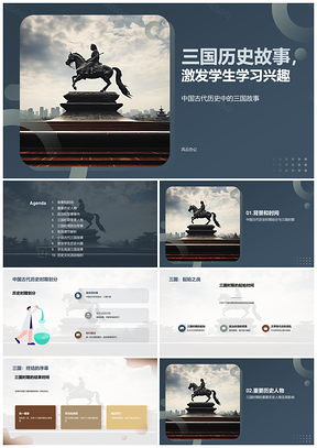 2025历史老师用三国故事激发三年级学生兴趣PPT模板