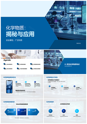 2025化学物质性质结构与应用解析PPT模板