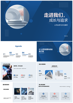 2025公司业务团队责任文化价值发展解析PPT模板