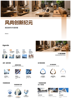 2025时尚服装设计总监年度发展计划总结PPT模板