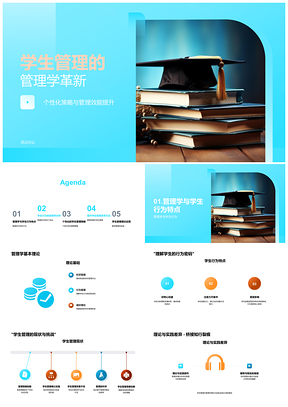 2025学生管理效能提升与行为模型策略革新PPT模板