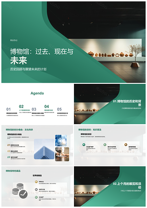 2025博物馆展览总览创建背景目的特色展品总监谈PPT模板