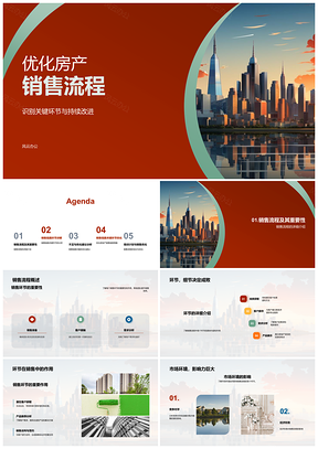 2025优化房产销售关键环节链路数据分析持续改进PPT模板