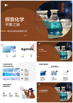 2025化学反应平衡常数浓度温度调控探秘PPT模板
