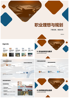 2025职业规划识己明需调适未来目标PPT模板
