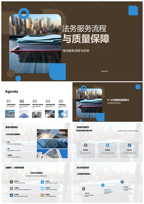 2025法务服务流程质量管理与专业保障PPT模板