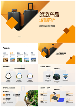 2025旅游产品运营市场变化客户需求销售趋势策略优化古塔PPT模板