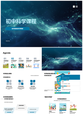 2025初中科学自然现象探索与应用知识解析PPT模板