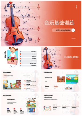 2025音乐演奏基础技巧分解训练教学PPT模板