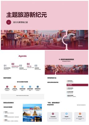 2025主题旅游市场趋势与年轻客群营销策略PPT模板
