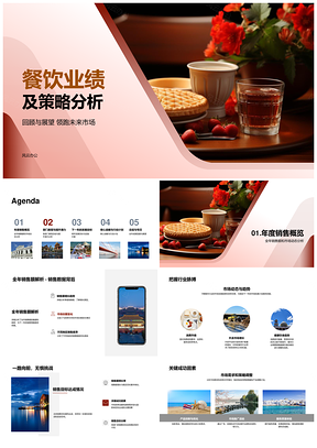2025中餐部业绩市场动态与销售策略分析PPT模板