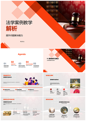 2025法学案例教学培养问题解决能力PPT模板
