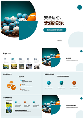 2025体育教师预防运动损伤类型原因器材PPT模板