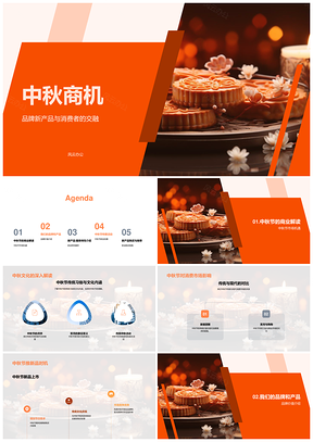 2025中秋品牌月饼新品传承需求上市优惠性价比分析PPT模板