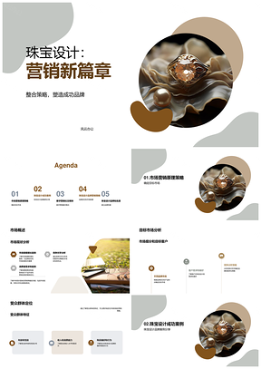 2025珠宝品牌设计差异化营销策略竞争市场分析PPT模板