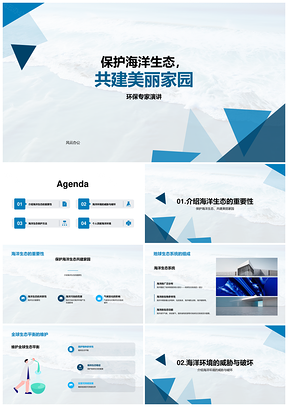 2025高中音乐海洋生态环保共建课PPT模板