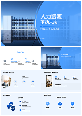 2025人力资源科技配置创新驱动企业未来PPT模板