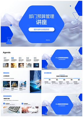 2025部门预算管理战略目标审查超支处理讲座PPT模板