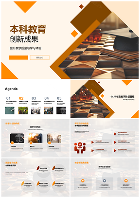 2025本科教育创新优化教学提升学习成果体验PPT模板