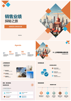 2025房地产销售团队季度目标业绩关键成功因素PPT模板