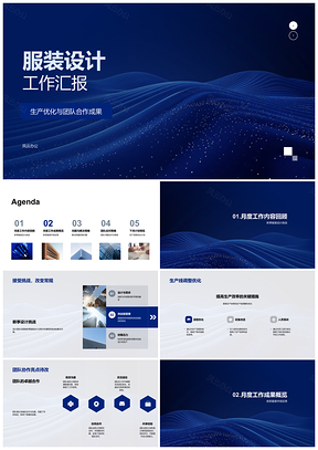 2025服装设计生产优化团队协作市场销售增长质控监管PPT模板