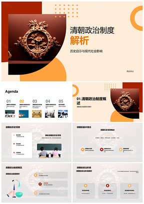 2025清朝政治制度结构历史启示现代社会影响PPT模板