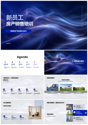 2025新员工房地产销售培训技巧策略案例客户业绩PPT模板