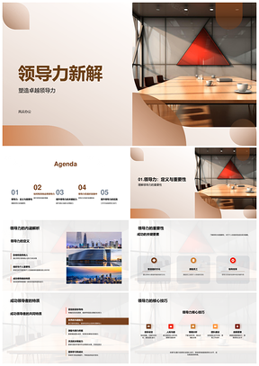 2025卓越领导力塑造与商务影响策略PPT模板