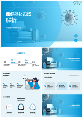 2025未来保健器材市场规模竞争趋势驱动分析PPT模板