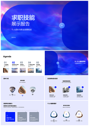 2025求职技能职业发展教育经历专业软技能领导力PPT模板
