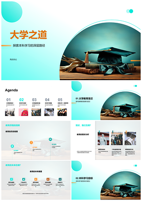2025现代大学本科创新批判自主之道PPT模板