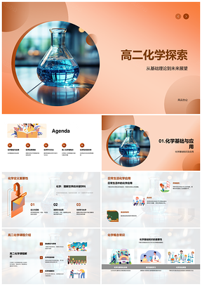 2025高二化学生活医药环保能源思维教科书应用PPT模板
