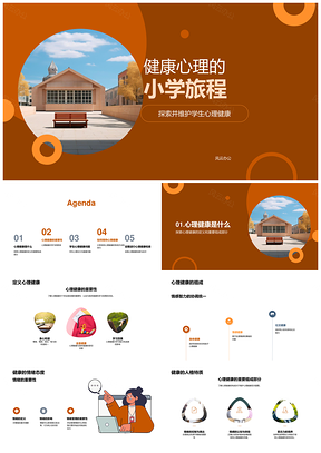 2025小学四年级学生心理健康定义与人际学习效果PPT模板