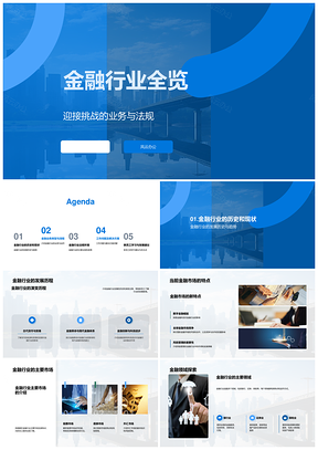 2025金融行业全景解析业务流程市场法规PPT模板