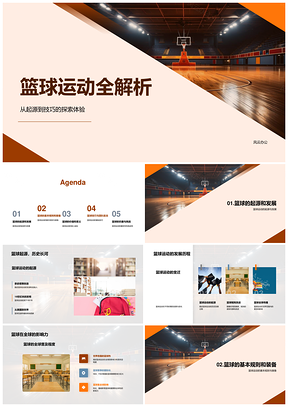 2025篮球起源发展规则技巧团队全球影响解析PPT模板