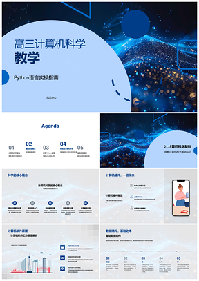 2025高三计算机科学算法理解应用教学PPT模板