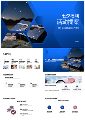 2025七夕员工福利活动策划助力发展提升凝聚力PPT模板