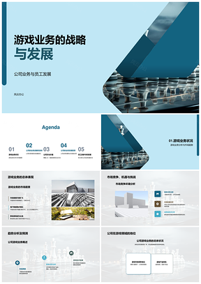 2025游戏业务战略与市场竞争创新优质产品发展PPT模板