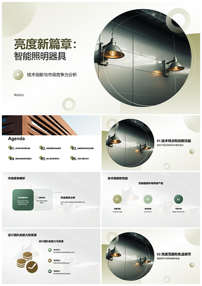 2025智能照明器具创新竞争技术升级个性体验PPT模板