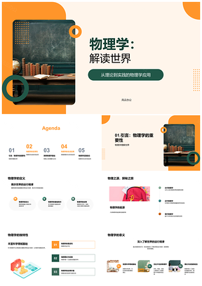 2025物理学基础原理公式应用解析科技医学环保教学PPT模板