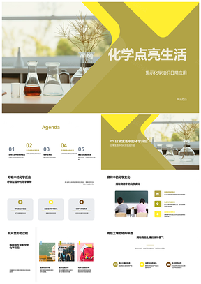 2025化学生活应用课堂内外探秘PPT模板