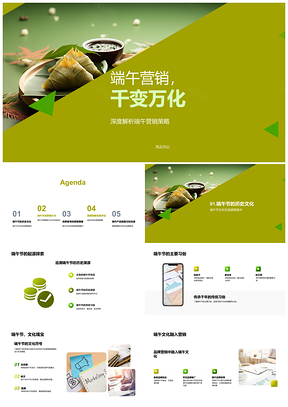 2025端午粽子营销策略定位消费者需求偏好PPT模板