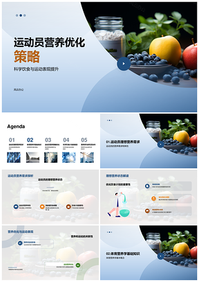 2025运动员科学饮食与运动营养补充剂优化策略PPT模板