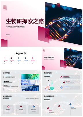 2025生物医药年度突破与未来展望PPT模板