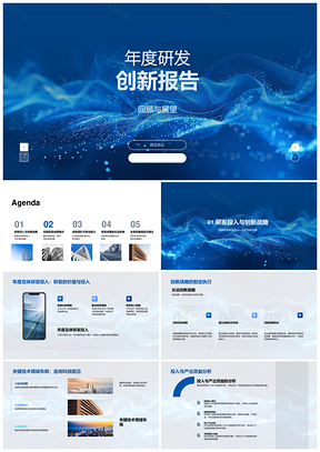 2025年度研发创新战略与关键技术项目报告PPT模板