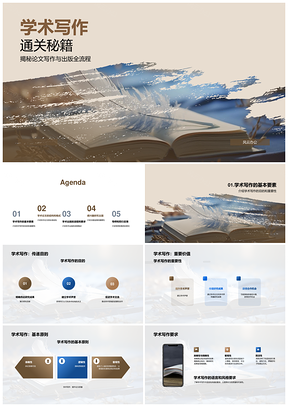 2025学术写作论文导师指导原则语言风格PPT模板