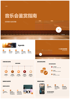 2025音乐会各类型特性与结构鉴赏指南PPT模板