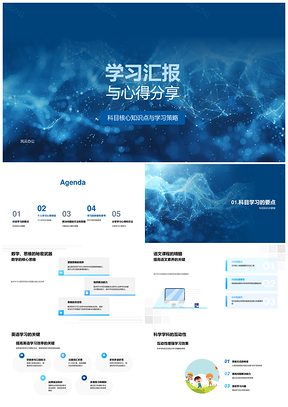 2025学习策略方法思维习惯心得分享PPT模板