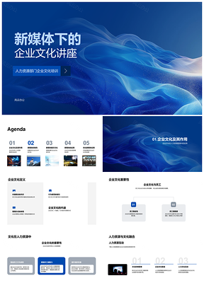 2025新媒体时代企业文化人力资源培训课件