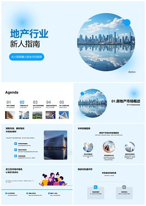 2025地产新员工核心业务架构培训指南PPT模板